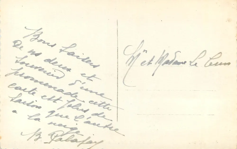 Canfranc — Vista da Estação Internacional — Ed. Arribas, n°4 - Verso