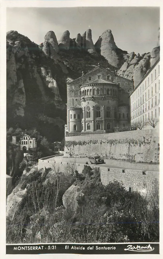 Montserrat — L'Abside del Santuario — Zarkowitz, n° 5/31 - Recto