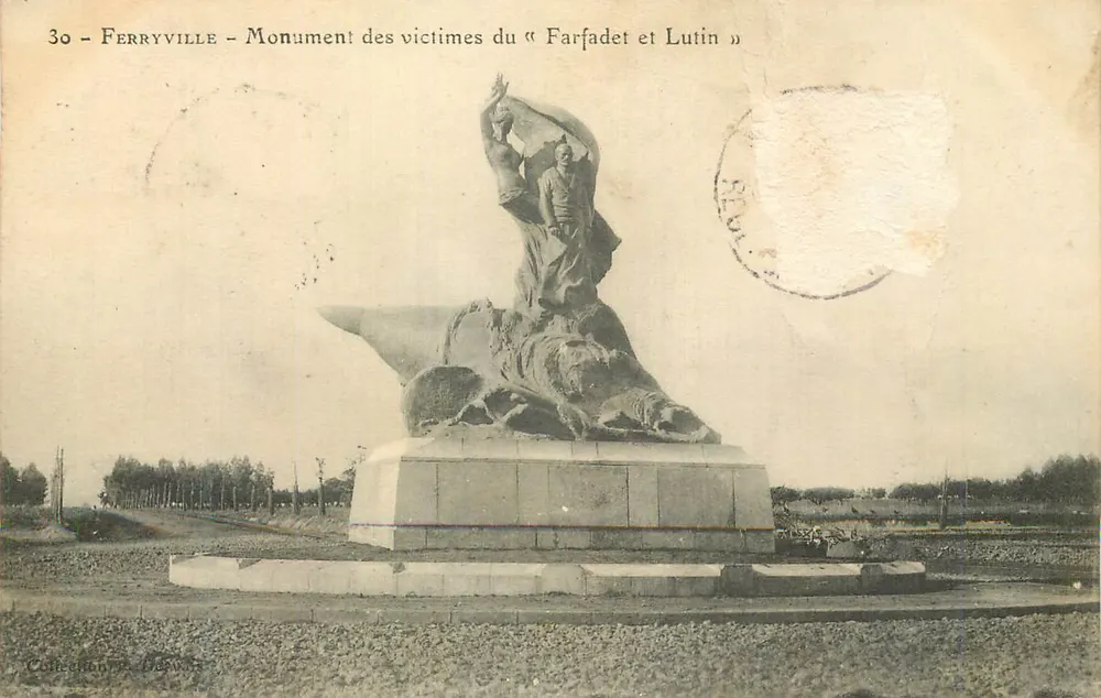 Ferryville - Denkmal für die Opfer des « Farfadet et Lutin » — Sammlung H. De Waez - Vorderseite