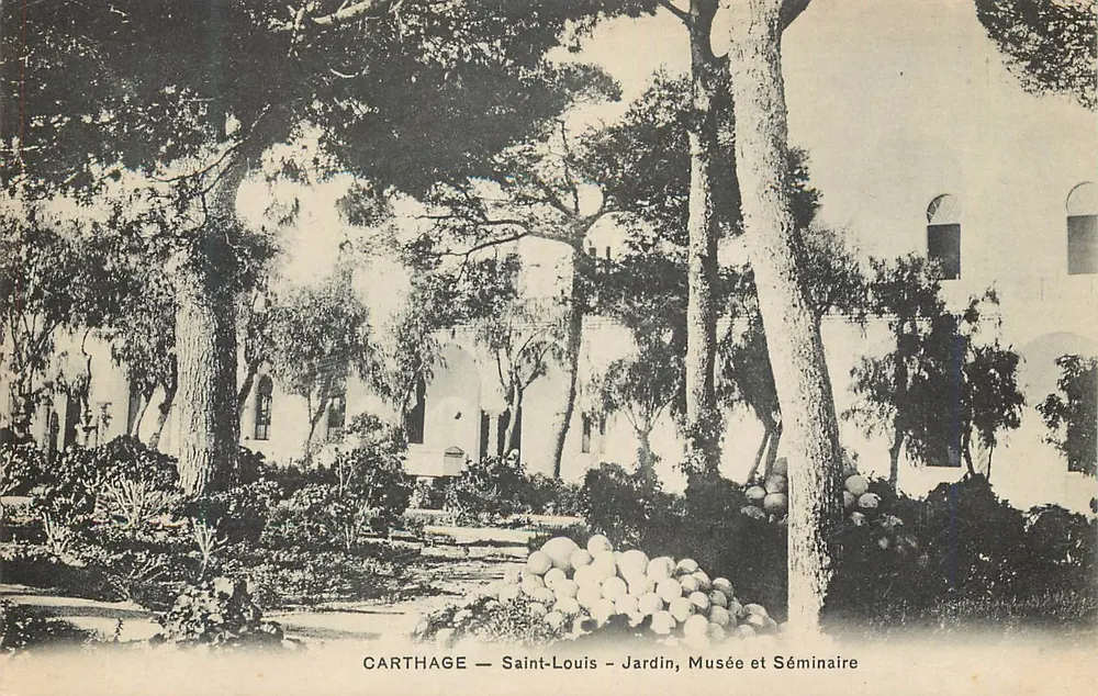 Carthage — Saint-Louis — Garten, Museum und Seminar - Vorderseite