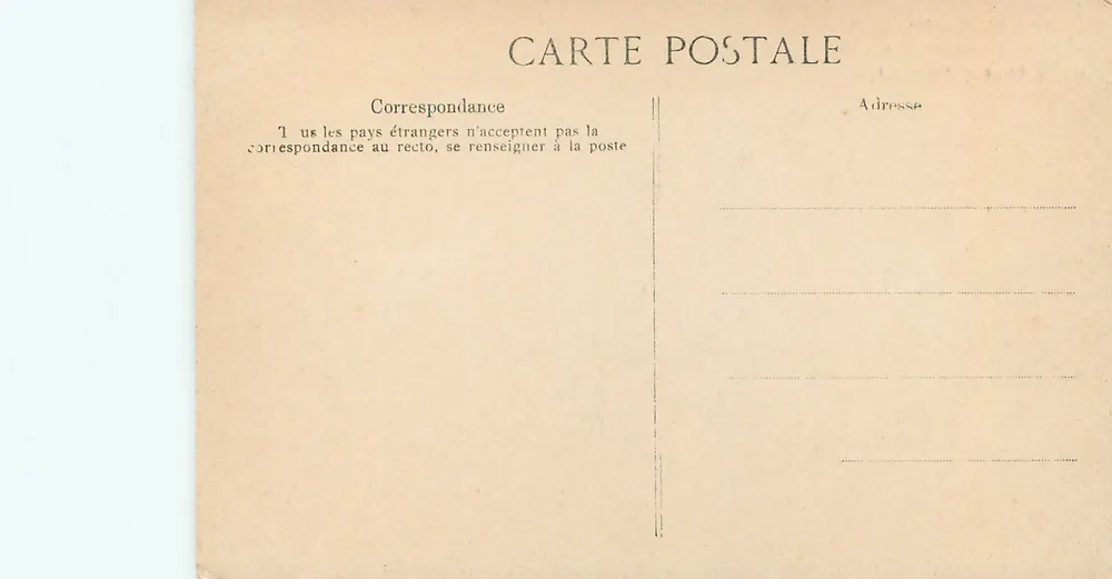 Carthage — Saint-Louis — Ruines romaines, Palais du Proconsul - Verso