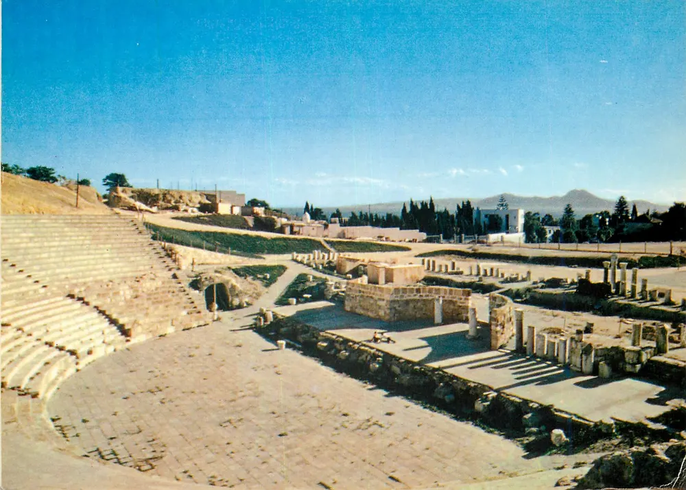 Antikes Theater von Carthago — UNESCO-Weltkulturerbe — Imp. Draeger, Paris - Vorderseite