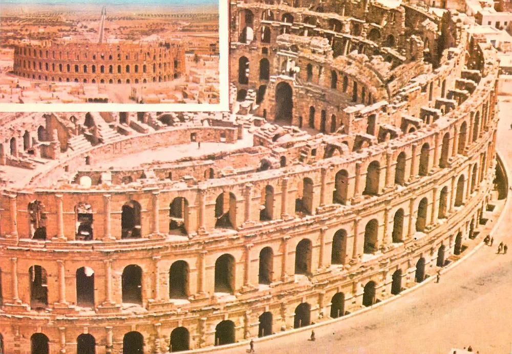रोम के कोलिसियम — आंतरिक और बाहरी दृश्य — एडिशन्स एट-मासाफ - स्विट्जरलैंड - आगे