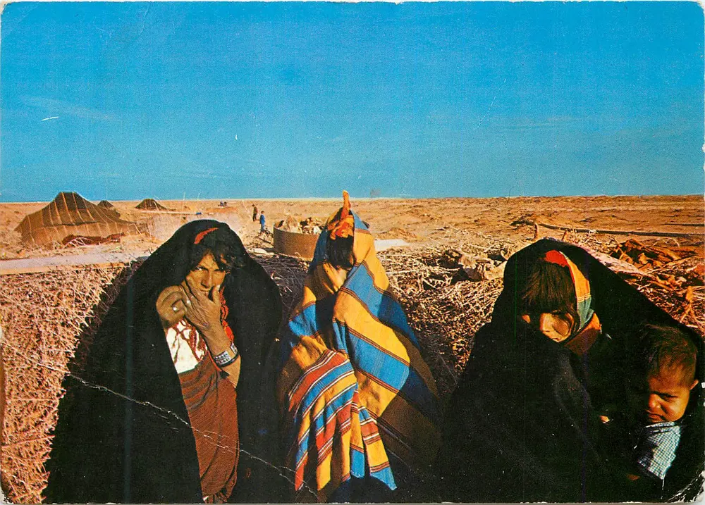 Femmes nomades — Sud Tunisien — Société CARTHAGE, Tunis - Voorkant