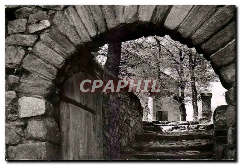 Sion, Subida para Valère — Colunas romanas — Thuret & Cie, n° 5992 - Frente