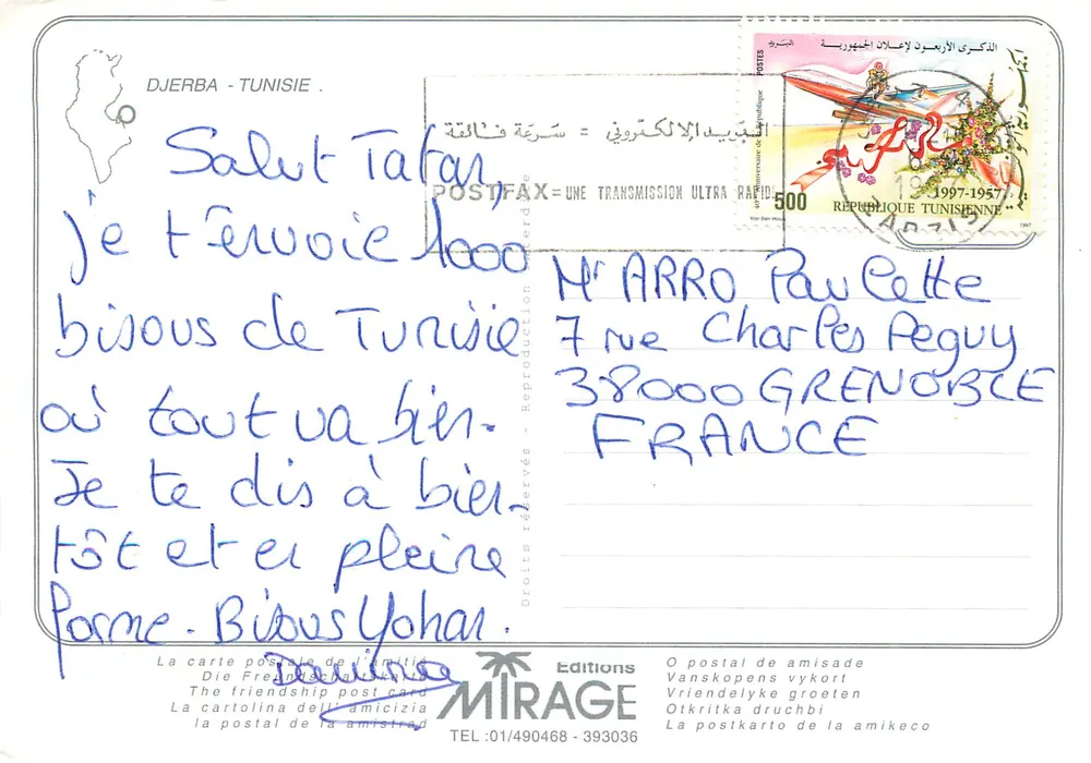Djerba — Mercado e mesquita — Edições Mirage - Verso