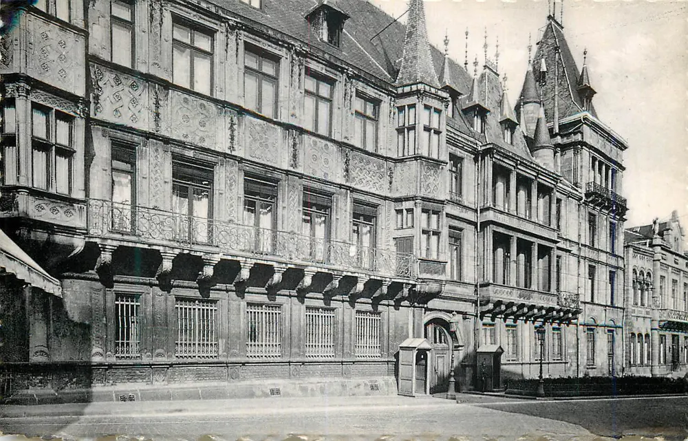 Luxemburg — Het Grand Ducal Paleis — N. EELS photolith - Voorkant