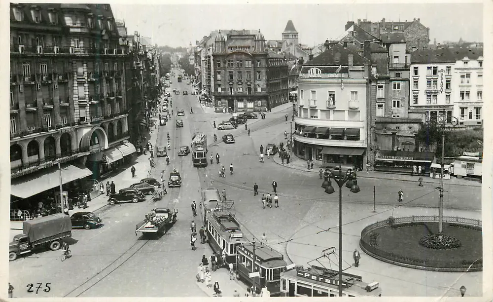 Place de la Gare — Luxemburgo — editor Phototypie Interdite, n° 275 - Frente