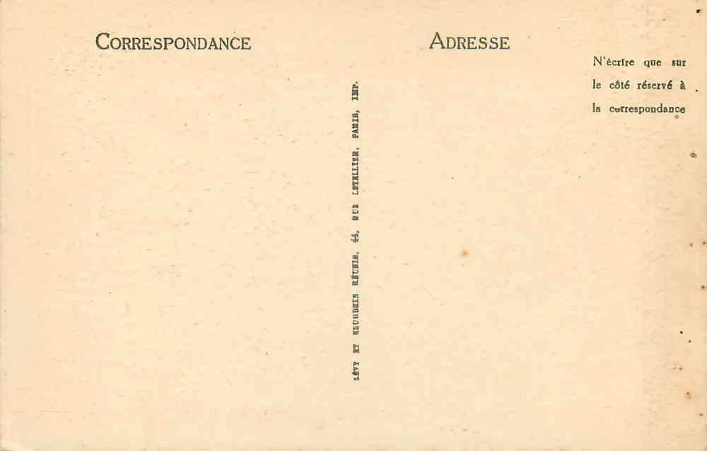 Arabe rezando — Scènes & Types — LL, n° 6006 - Verso