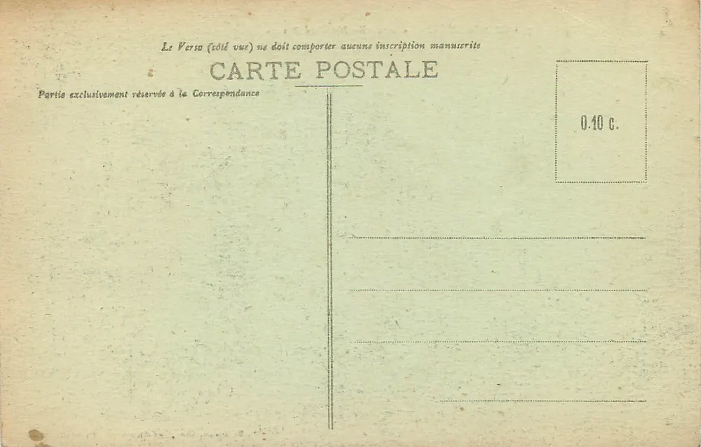Casablanca - Die neue Place de France — P. Madelaine, Verlag, Casablanca - M. Trompette, Foto - Rückseite