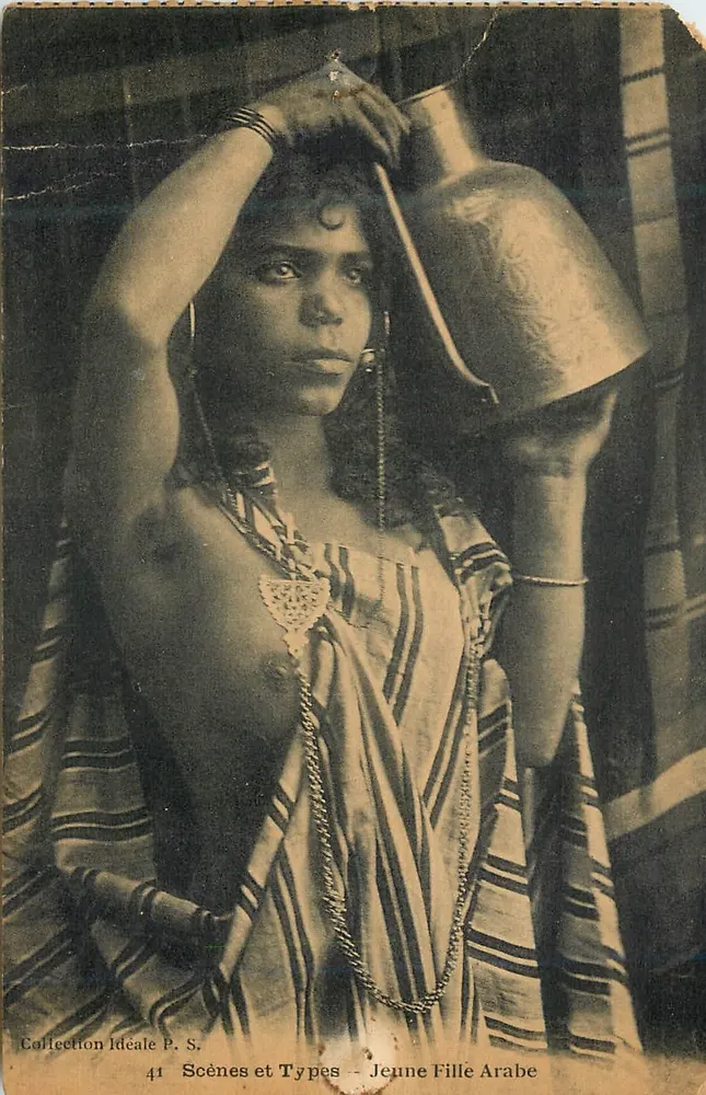 Jeune Fille Arabe — Scènes et Types — Collection Idéale P. S., n° 41 - Awers