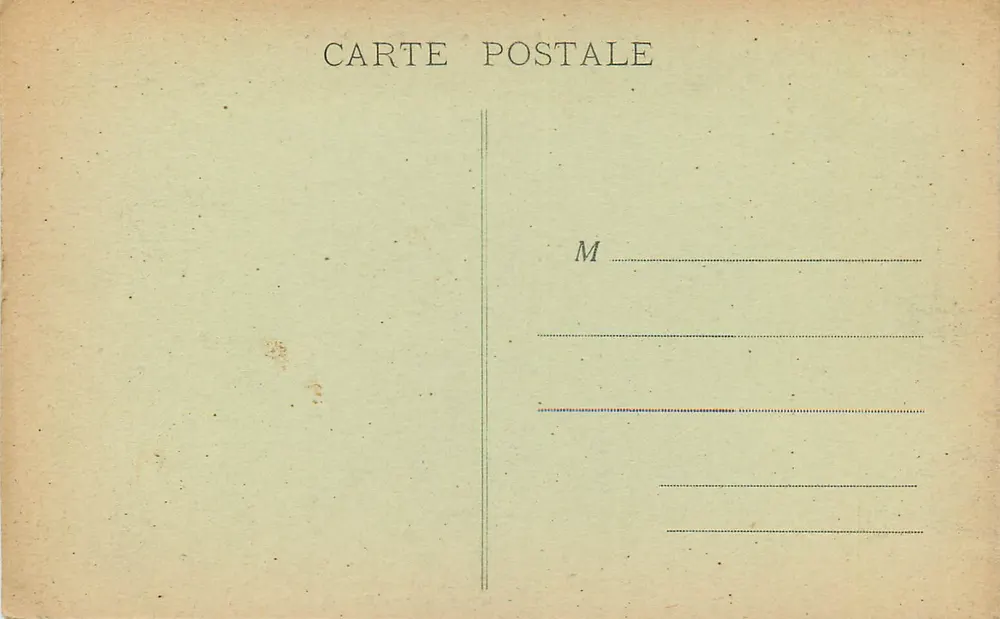 Fès - Marabout e Cemitério Árabe — Edição P. H. Schratz, n° 219 - Verso
