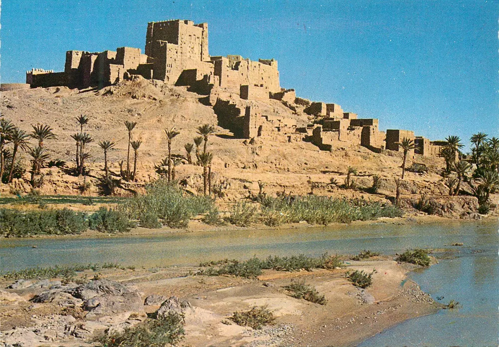 Casbah de Tifoultout — Marruecos — Edición Ektachrome Bertrand - Anverso