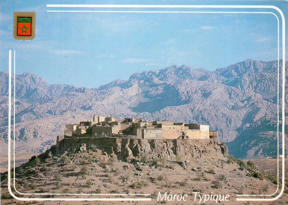 Marrocos Típico — aldeia em montanha — Komaroc SA, N° 120 - Frente