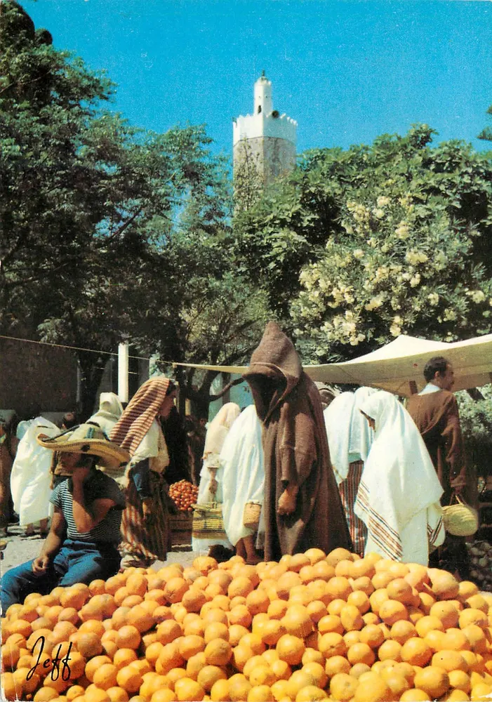 Mercado de laranjas — Al Hocima — Edição Jeff - Frente