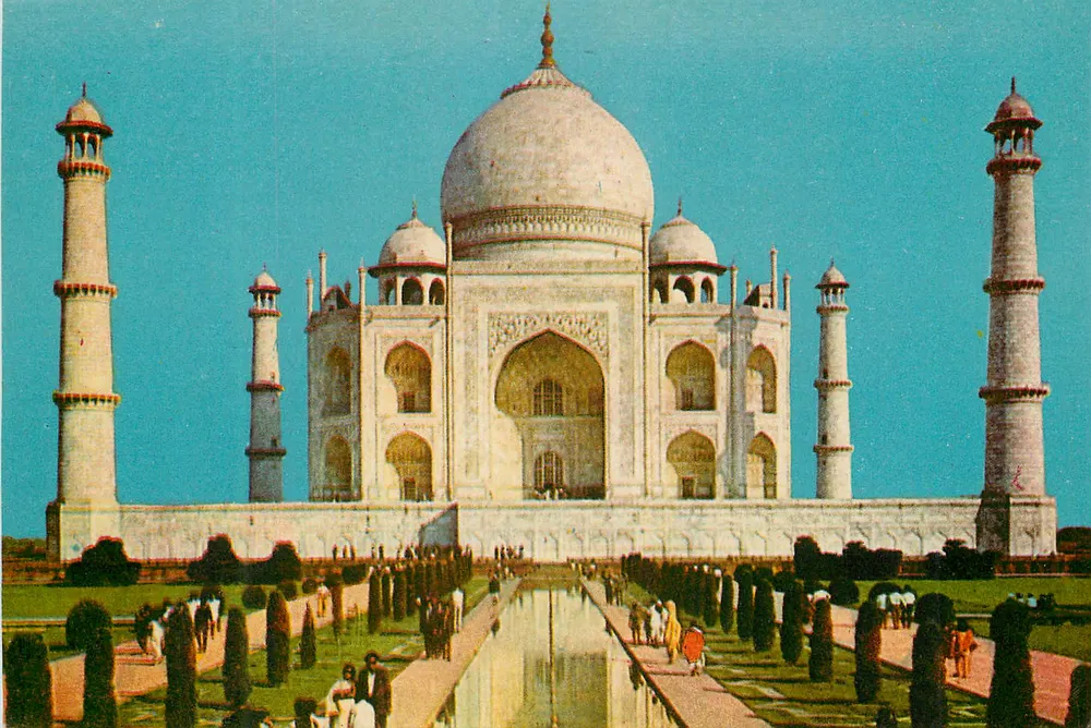 Taj Mahal Agra — Panoramablick — Verlag unbekannt - Vorderseite