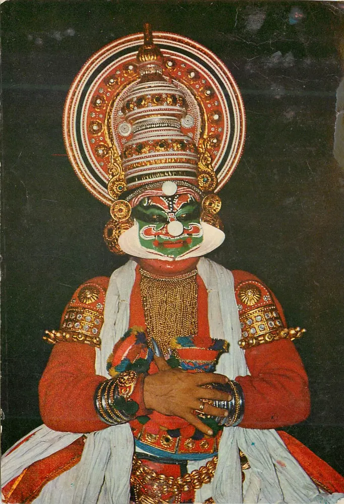 कथकली नृत्यकर्ता — केरला (भारत) — प्रकाशक ईएलएआर, संख्या 304 - आगे