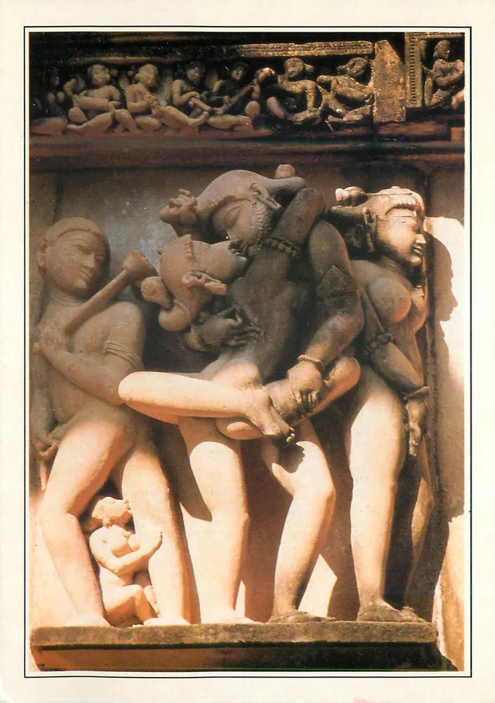 Erotische beelden — Khajuraho — Photo Services S.A. - Voorkant