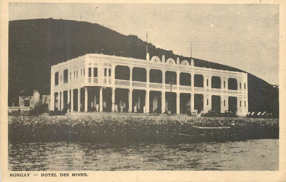 Hongay — Hotel das Minas — Carta postal ilustrada - Frente