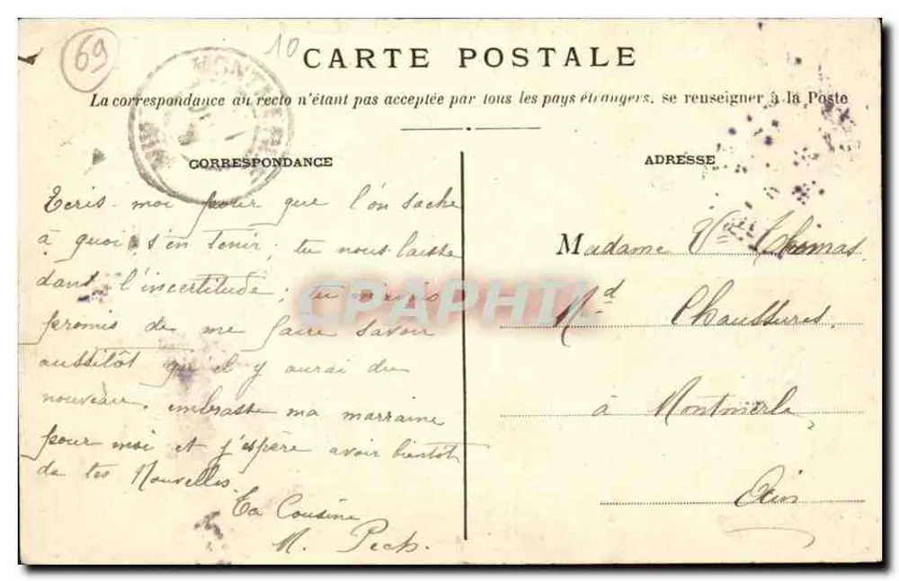 LYON — Parc de la Tête-d'Or. Les Grandes Serres — S.F. Nr. 15 - Rückseite