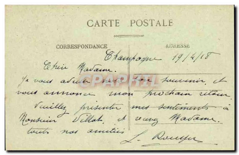 LYON — Palácio de Justiça e Colina de Fourvière — Editor: Verdurus, n° 5501 - Verso