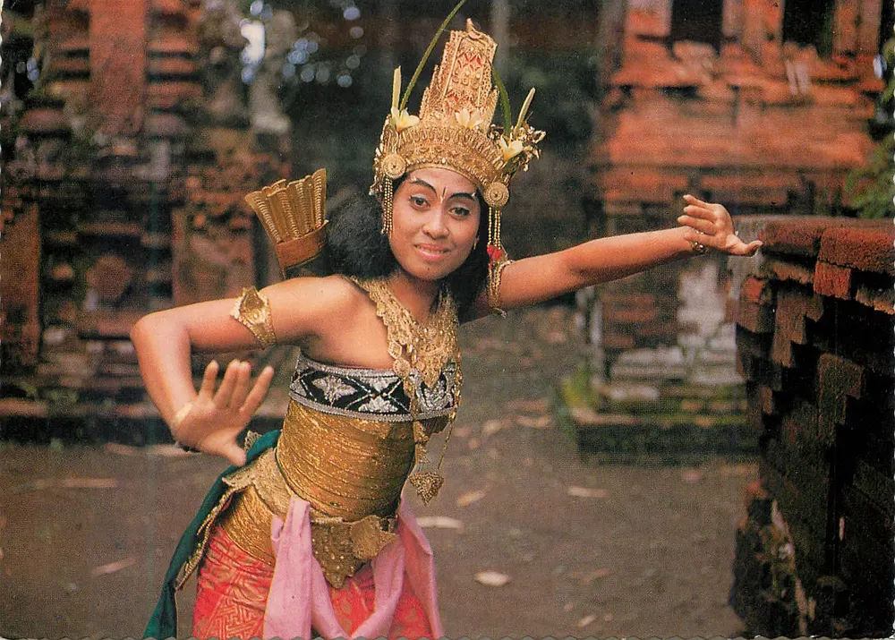 Balinesische Tänzerin — Ramayana Ballet — unbekannter Verlag, Nummer 298 - Vorderseite