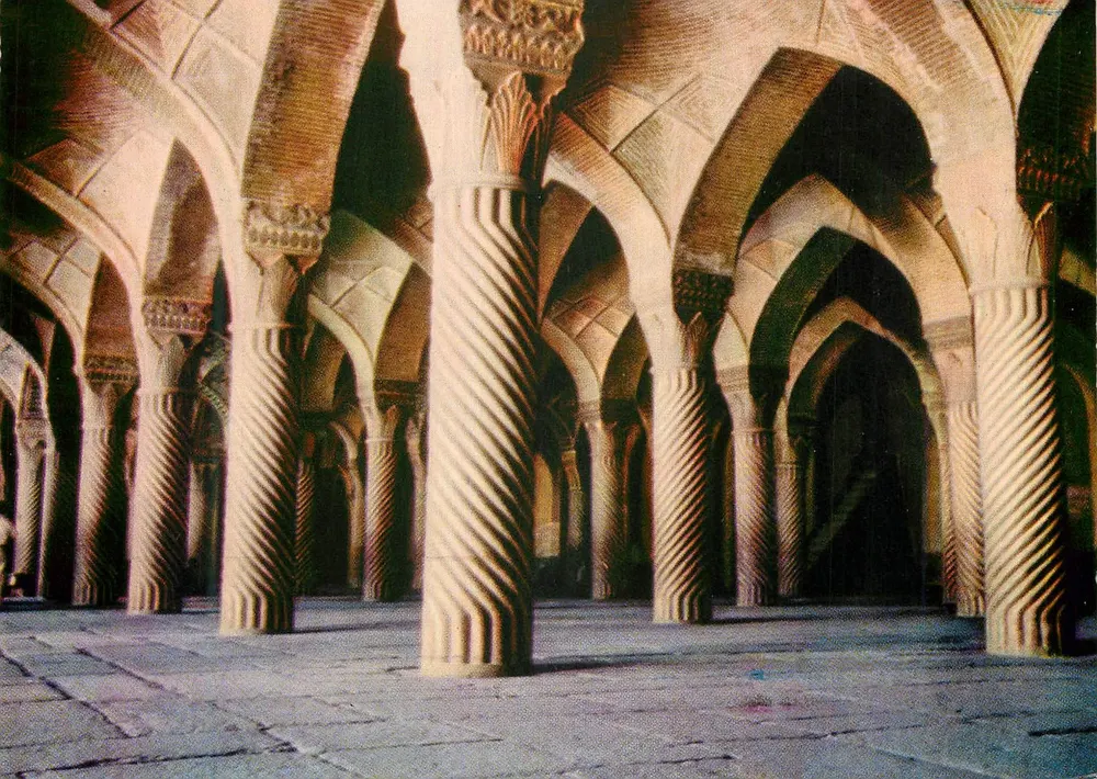 Großer Saal der Vakil-Moschee — Shiraz, Iran — Verlag Tabanlar, Nr. 1391 - Vorderseite