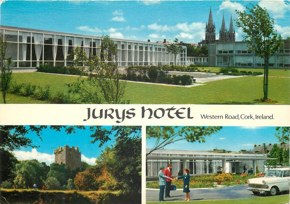 Hotel Jurys — Western Road, Cork, Irlanda — John Hinde Studios - Anverso