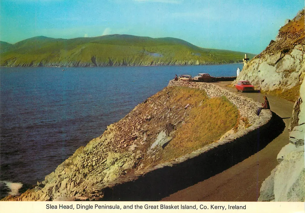 Slea Head, Halbinsel Dingle und die große Blasket-Insel, Co. Kerry, Irland — Cardall Ltd. n°268 - Vorderseite