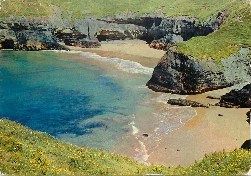 Falésia de Ballybunion — Éire — Imprensa SERGENT, Paris - Frente