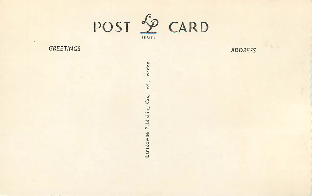 Changing the Guard at Buckingham Palace, London — LP 839 — Lansdowne Publishing Co., Ltd., London - Verso