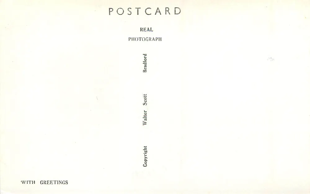 Abadia de St Albans, A Entrada do Mosteiro — RR58, editor Walter Scott - Verso