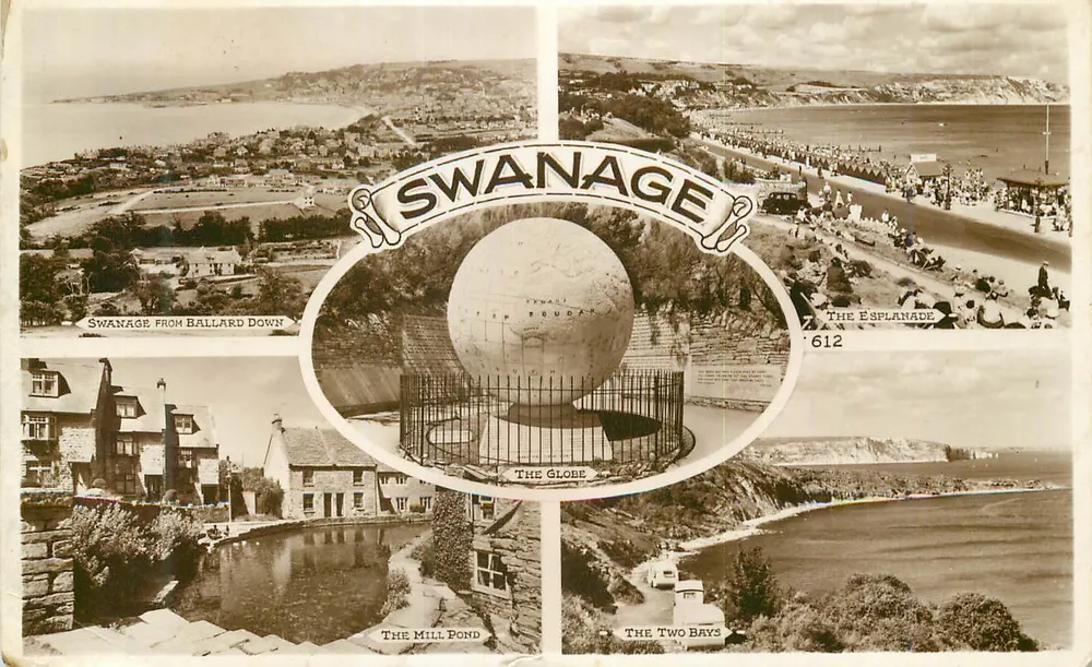 Swanage — Panoramablick — Verlag Dearden and Wade, n°612 - Vorderseite