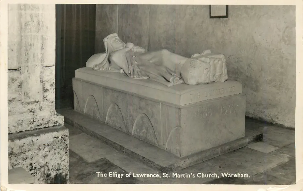 Die Effigie von Lawrence, Kirche Saint-Martin, Wareham — John T. Lefèvre, Bournemouth - Vorderseite