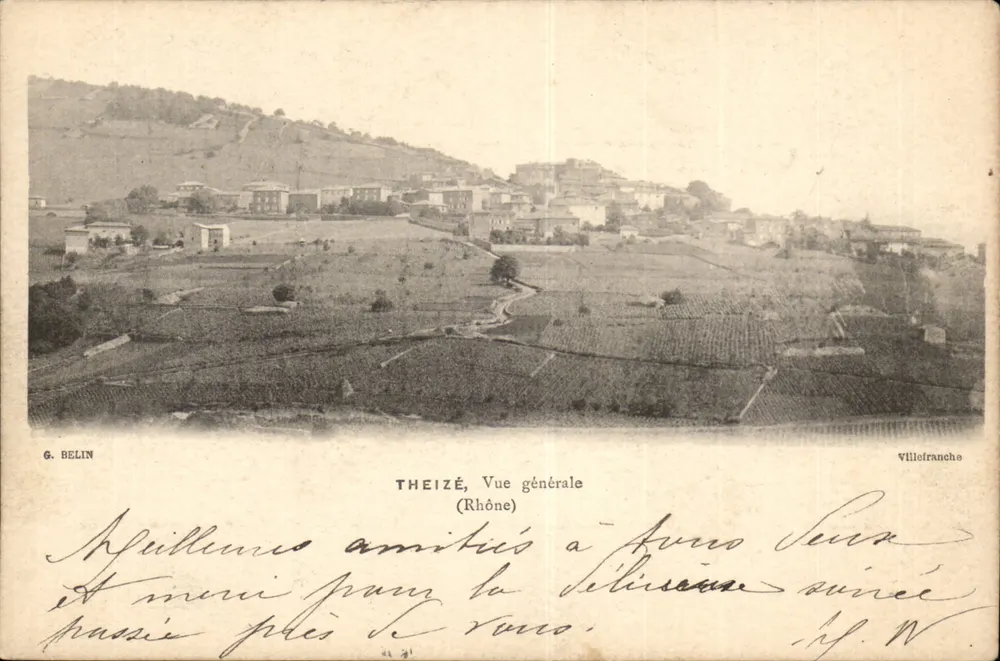 थेज़ (रोन) — सामान्य दृश्य — जी. बेलिन, विलेफ्रांस - आगे