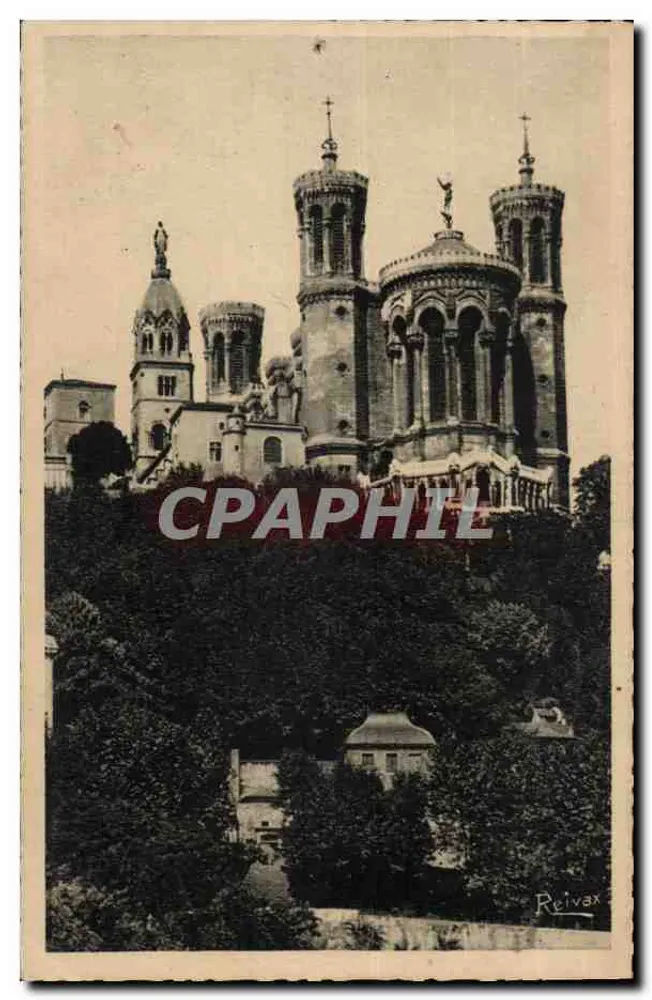 Basílica de Fourvière — Lyon — editada por Reivax - Frente