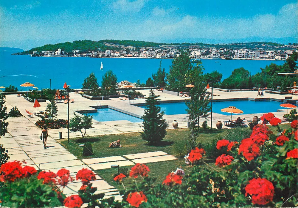 Porto Heli — view from the hotel 'PIM' — publisher MK, no. 265 - Front