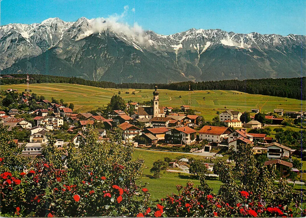 Natters bei Innsbruck — Erholungsort, 783 m Seehöhe — Tiroler Kunstverlag Chizzau, n° 12 626 - Frente