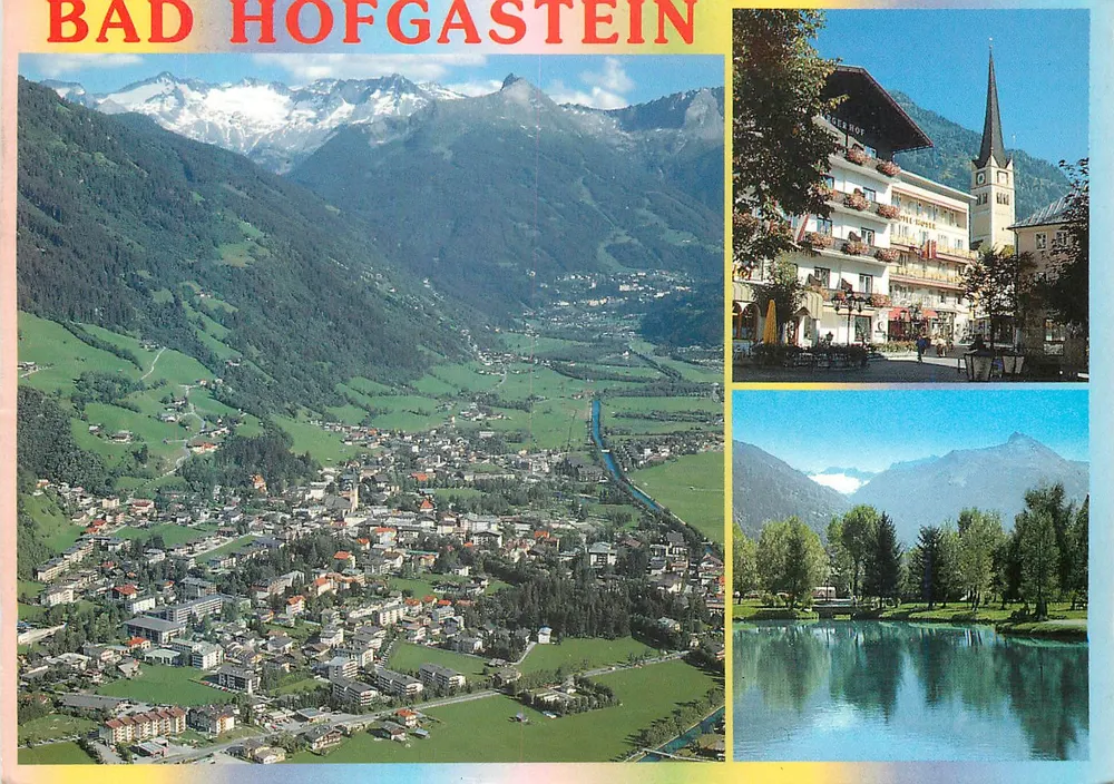 Bad Hofgastein — vista aérea e paisagens — Magic Moments, Alpina - Frente