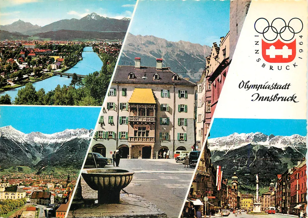 Innsbruck — Olympiastadt 1964 — Tiroler Kunstverlag - Recto