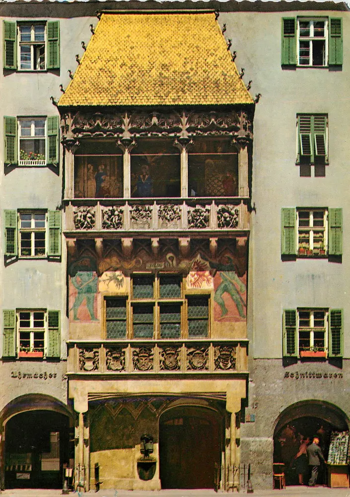 Alpine Stadt Innsbruck - Tirol — Goldenes Dachl — Tiroler Kunstverlag, Chizelt, Innsbruck - Vorderseite