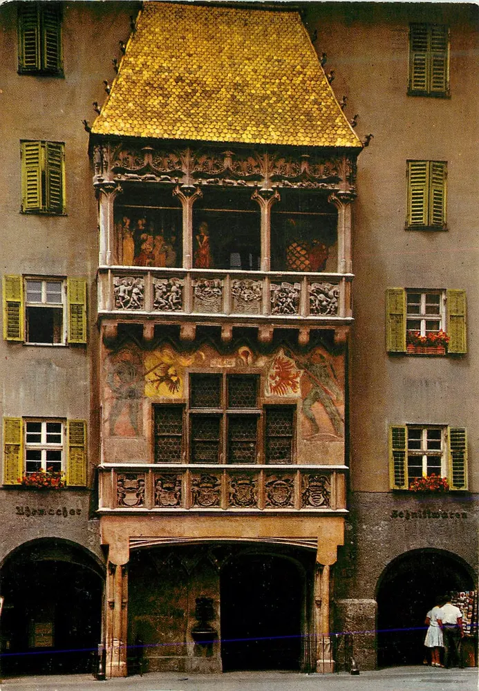 Innsbruck, Goldenes Dachl — éditeur Österreich-Sommerfrische Europas, n° A 1860 - Recto