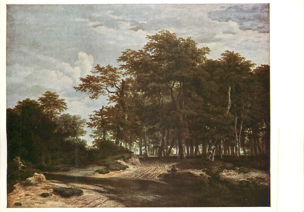 Der große Wald — Jacob van Ruisdael (1628-1682) — Kunstverlag Wolfrum, Wien - Vorderseite