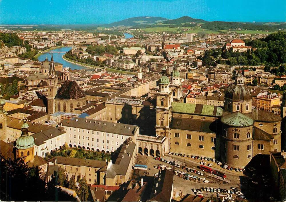 Salzburgo - Panorama — editor Schönes Österreich, n° 5/4 - Frente