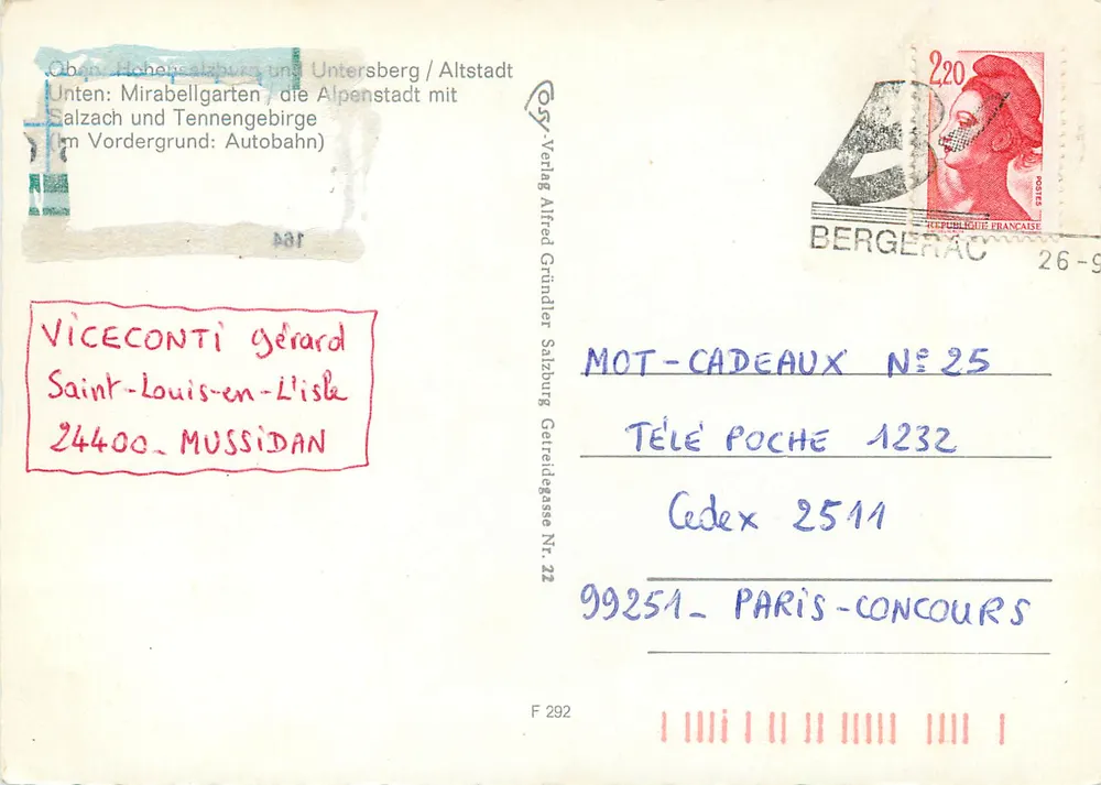 Salzbourg — Die Alpenstadt — Verlag Alfred Gründler - Verso