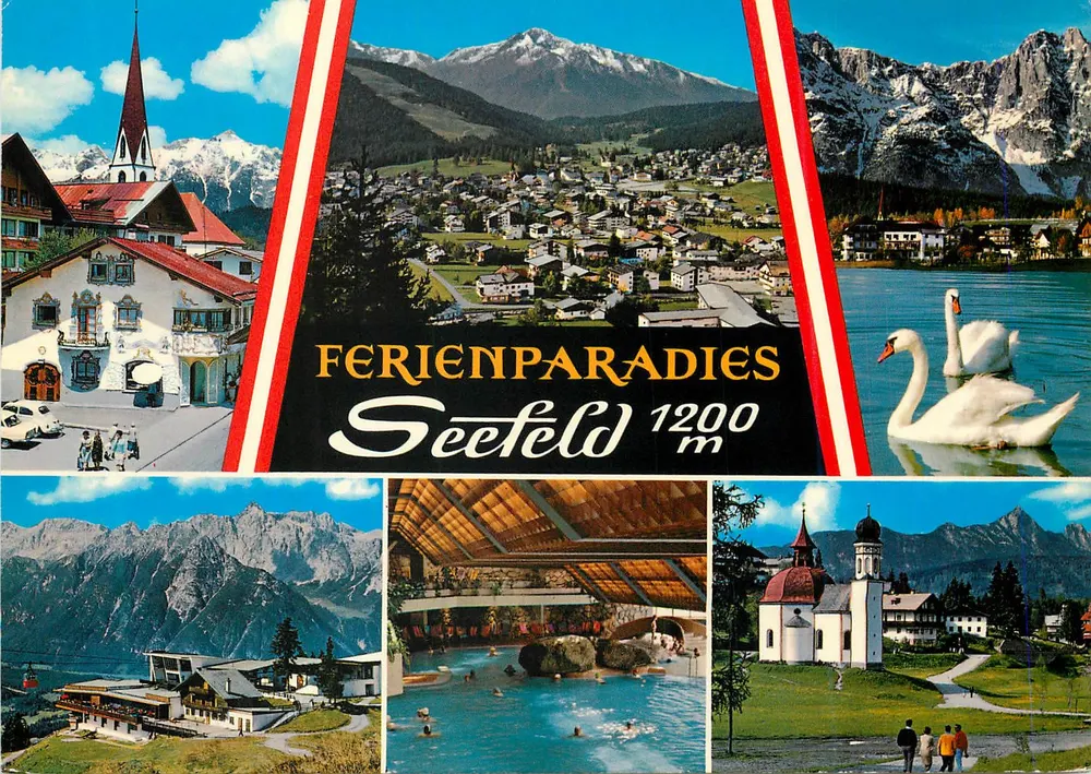Seefeld 1200 m — Paraíso de Férias — editor Ferienverlag Chizzau - Frente