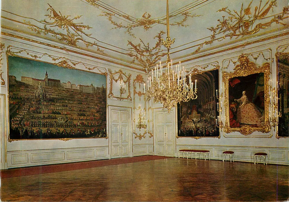 Sala Ceremonialna — Schloss Schönbrunn — wydawca Veri, n° 5189 - Awers
