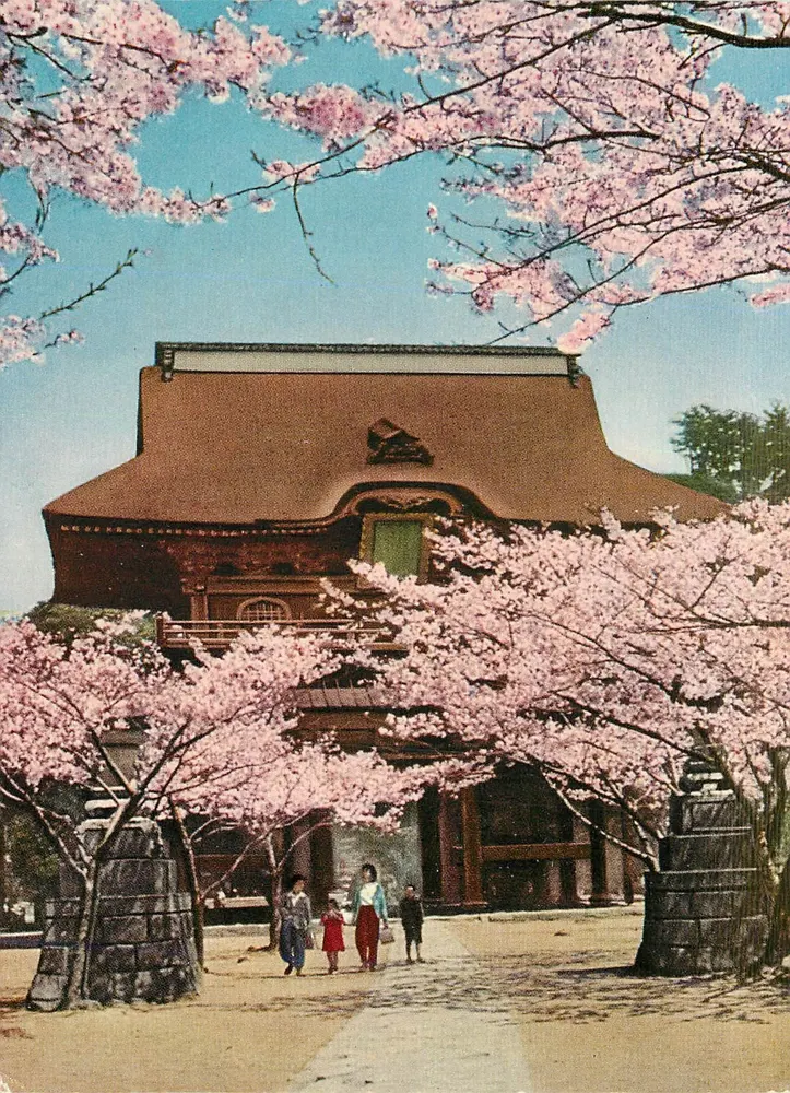 Templo Kenchoji — Primavera em Kamakura — Editor Sando - Frente