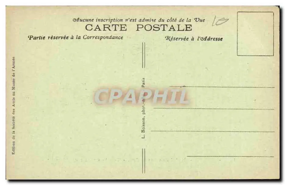 Paris — Hôtel des Invalides — Tombeau de Napoléon Ier - Verso