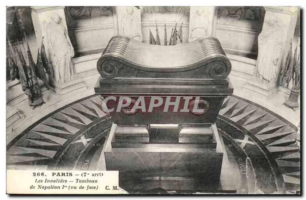 Les Invalides — Tombeau de Napoléon Ier (vu de face) — C. M. - Recto
